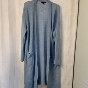 Banana Republic Light Blue Long Cardigan/ sweater Duster